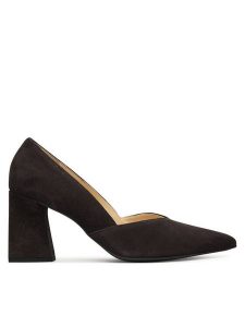 HÖGL Szpilki 0-187502-66000 Szary. Szare szpilki HÖGL, bez wzorów, ze skóry, bez obcasa. Za 699,99 zł.