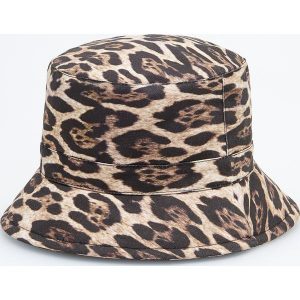Kapelusz bucket hat w panterkę - Brązowy. Kapelusze marki Reserved. Za 59,99 zł.
