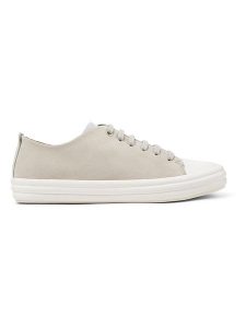 Camper Skórzane sneakersy w kolorze biało-kremowo-oliwkowym rozmiar: 40. Białe trampki Camper, bez wzorów, bez zapięcia. Za 306,95 zł.