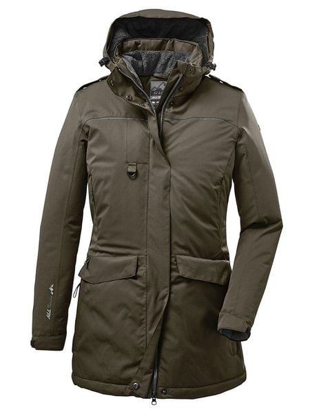 Killtec Parka funkcyjna "Ostfold" w kolorze khaki rozmiar: 42. Brązowe płaszcze KILLTEC, m, bez wzorów, bez kaptura. Za 354,10 zł.