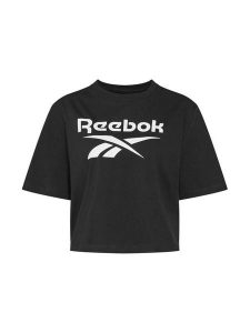 Reebok T-Shirt 100034775 Czarny Relaxed Fit. Czarne t-shirty Reebok, xl, bez wzorów, z bawełny, bez kołnierzyka, bez ramiączek. Za 59,99 zł.