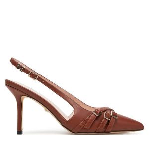 Szpilki Marciano Guess. Brązowe szpilki Marciano Guess, z aplikacjami, bez obcasa. Za 559,99 zł.