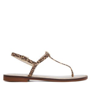 Sandały REPLAY. Brązowe sandały Replay, bez wzorów, bez obcasa, na płaskiej podeszwie, bez zapięcia. Za 439,99 zł.