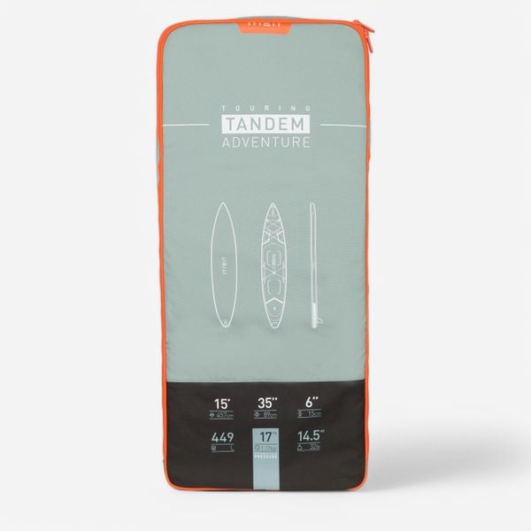 Plecak Itiwit 105 l do transportu pneumatycznej deski SUP do 15'x33". Plecaki DECATHLON. Za 129,99 zł.