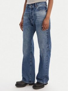 G-Star Raw Jeansy Bowey D25372-E267 Niebieski Baggy Fit. Niebieskie jeansy G-Star Raw, bez wzorów, z bawełny. Za 469,99 zł.