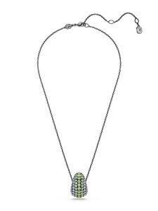 Swarovski Naszyjnik z zawieszką - dł. 38 cm rozmiar: onesize. Czarne naszyjniki Swarovski, z kryształem, metalowe. Za 347,99 zł.