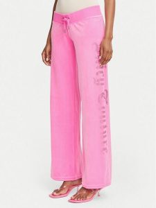 Juicy Couture Spodnie dresowe Old Gothic JCWBJ226334 Różowy Regular Fit. Czerwone spodnie dresowe Juicy Couture, xs, bez wzorów, z dresówki. Za 379,99 zł.