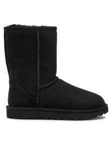 Ugg Śniegowce W Classic Short II 1016223 Czarny. Czarne buty zimowe Ugg, ze skóry, bez obcasa, bez zapięcia. Za 589,99 zł.
