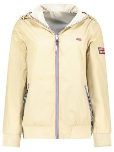 Geographical Norway Kurtka przejściowa "Arrival" w kolorze beżowym rozmiar: XL. Brązowe kurtki Geographical Norway, xl, bez wzorów, bez kaptura. Za 158,10 zł.