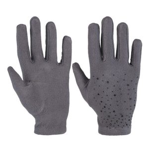 Szare Rękawiczki Glamour Damskie Moraj. Szare rękawiczki Moraj, bez wzorów, z materiału. Za 34,99 zł.