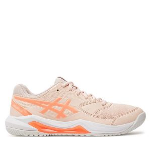 Buty do tenisa Asics. Czerwone buty sportowe ASICS, bez wzorów, bez zapięcia, tenisowe. Za 339,99 zł.