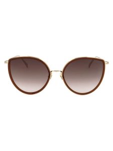 Levi's Damskie okulary przeciwsłoneczne w kolorze złoto-brązowym rozmiar: 56. Brązowe okulary przeciwsłoneczne Levi's®. Za 149,95 zł.