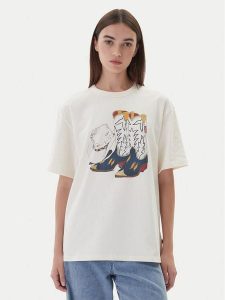 Levi's® T-Shirt Graphic Tabor 001MX-0007 Écru Regular Fit. T-shirty m, bez wzorów, z bawełny, bez kołnierzyka, bez ramiączek. Za 169,99 zł.