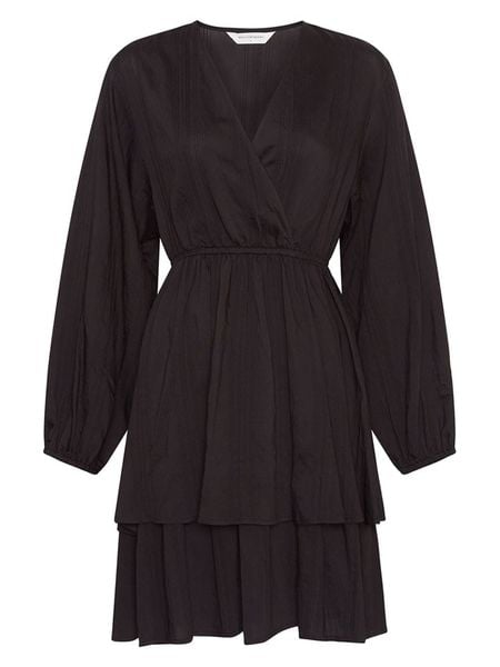 MOSS COPENHAGEN Sukienka "Hilena" w kolorze brązowym rozmiar: M. Brązowe sukienki Moss Copenhagen, na co dzień, m, bez wzorów, bez kołnierzyka, bez ramiączek, midi, proste. Za 174,43 zł.