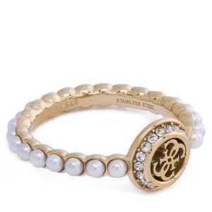 Pierścionek Guess. Żółte pierścionki Guess, złote. Za 229,99 zł.