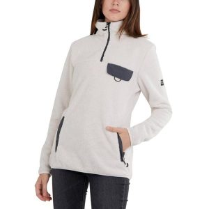 Bluza damska Fundango Vinona Fleece. Czerwone bluzy FUNDANGO, na zimę, s, bez wzorów, z polaru, bez kaptura. Za 379,90 zł.