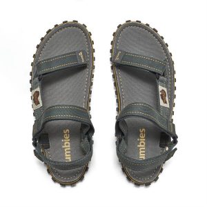 Sandały GUMBIES TRACKER SANDALS UNISEX. Czarne buty trekkingowe Gumbies, bez zapięcia. Za 135,99 zł.