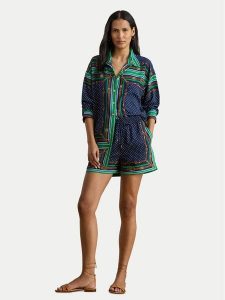 LAUREN RALPH LAUREN Szorty materiałowe 200B20822001 Granatowy Regular Fit. Niebieskie szorty Lauren Ralph Lauren, bez wzorów, z materiału. Za 779,99 zł.