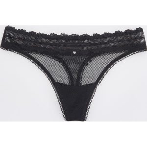Stringi - Czarny. Stringi marki Reserved. W wyprzedaży za 14,99 zł.