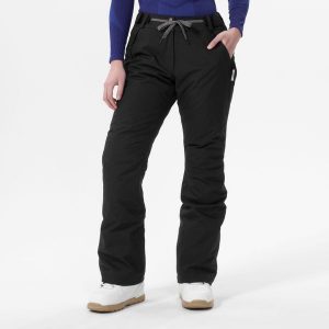 Spodnie snowboardowe damskie Wedze SNB 100. Czarne spodnie sportowe DREAMSCAPE, na zimę, l, bez wzorów, z materiału, narciarskie. Za 299,99 zł.