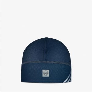 Czapka BUFF Underhelmet Liner LENIR. Niebieskie czapki Buff, bez wzorów, sportowe. W wyprzedaży za 89,93 zł.