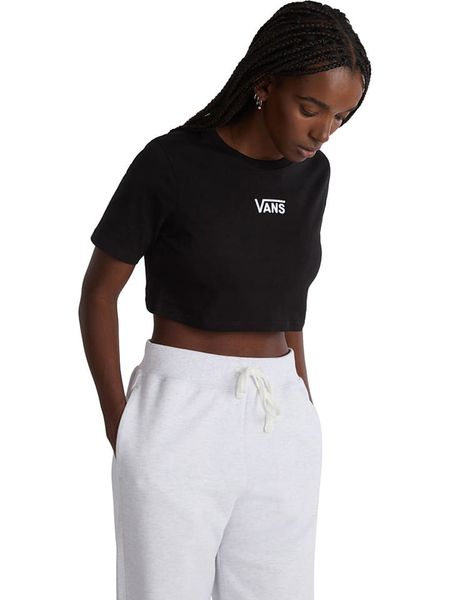 Vans Koszulka w kolorze czarnym rozmiar: M. Czarne bluzki Vans, m, bez wzorów, bez kołnierzyka, bez ramiączek. Za 52,42 zł.