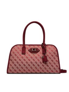 Guess Torebka Samantha HWJG23 13060 Bordowy. Czerwone torebki klasyczne Guess, z aplikacjami, z materiału, bez dodatków. Za 634,99 zł.