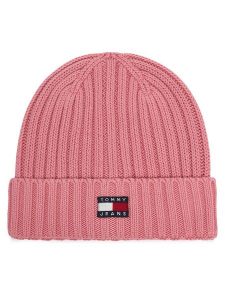 Tommy Hilfiger Czapka Heritage AW0AW18979 Różowy jasny. Czerwone czapki TOMMY HILFIGER, bez wzorów, z bawełny. Za 149,99 zł.