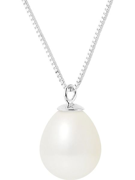Pearline Złoty naszyjnik z perłą słodkowodną w kolorze białym - dł. 42 cm rozmiar: onesize. Białe naszyjniki Pearline, z perłą, złote. Za 438,21 zł.