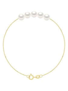 ATELIERS SAINT GERMAIN Złota bransoletka z perłami rozmiar: onesize. Białe bransoletki ATELIERS SAINT GERMAIN, z perłą, złote. Za 369,99 zł.