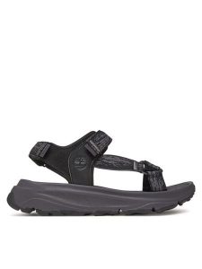 Timberland Sandały Motion Dune TB0A41R8ETY1 Czarny. Czarne sandały Timberland, bez wzorów, z materiału, bez obcasa, na płaskiej podeszwie, bez zapięcia. Za 229,99 zł.