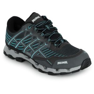 Buty MEINDL X-SO Air Lady GTX®. Niebieskie buty trekkingowe MEINDL, bez zapięcia. W wyprzedaży za 559,30 zł.