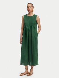 Weekend Max Mara Sukienka codzienna Ricordo 2615621022 Zielony Regular Fit. Zielone sukienki Weekend Max Mara, na co dzień, xs, bez wzorów, z bawełny, bez kołnierzyka, bez ramiączek, proste. Za 602,99 zł.