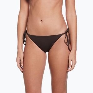 Dół od stroju pływackiego Nike Essential Tie String Bikini. Brązowe bikini Nike, bez wzorów. Za 79,99 zł.