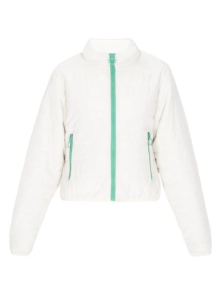 Schmuddelwedda Kurtka pikowana w kolorze biało-miętowym rozmiar: XS. Białe kurtki Schmuddelwedda, xs, bez wzorów, bez kaptura. Za 65,38 zł.