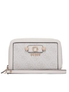 Guess Portfel Lindsey Slg SWSG97 49164 Beżowy jasny. Brązowe portfele Guess, z aplikacjami, ze skóry. Za 264,99 zł.