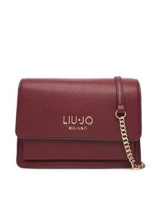 Liu Jo Torebka Ecs M Crossbody AF5152 E0058 Bordowy. Czerwone torebki wieczorowe Liu Jo, bez wzorów, ze skóry, bez dodatków. Za 579,99 zł.