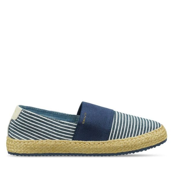 Espadryle Gant. Niebieskie espadryle GANT, bez wzorów, bez obcasa. Za 239,99 zł.