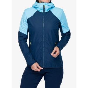 Kurtka przeciwdeszczowa damska CMP Veltrica. Niebieskie kurtki CMP, bez wzorów, bez kaptura. Za 425,19 zł.