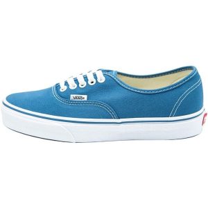 Vans Authentic, Niebieski. Niebieskie trampki Vans, bez wzorów, z materiału, bez zapięcia. Za 343,99 zł.