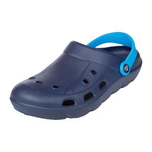 Klapki damskie AQUA-SPEED Lora. Niebieskie klapki Aqua-Speed, bez wzorów, bez obcasa. Za 49,99 zł.