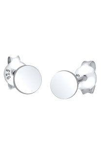 Elli Damskie Koło Podstawowe Geo w srebrze próby 925 Sterling Silver Kolczyki 1 ct. Szare kolczyki Elli, srebrne. Za 143,99 zł.