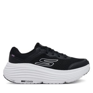 Buty do biegania Skechers. Czarne buty sportowe Skechers, bez wzorów, bez zapięcia, do biegania. Za 289,99 zł.