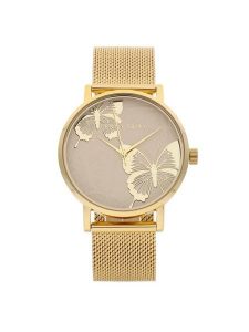 Jenny Fairy Zegarek 0102014020 Złoty. Żółte, analogowe zegarki Jenny Fairy. Za 229,99 zł.