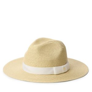 Kapelusz LAUREN RALPH LAUREN. Brązowe kapelusze Lauren Ralph Lauren, bez wzorów. Za 419,99 zł.