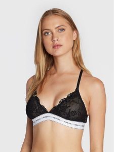 Guess Biustonosz braletka Belle O97C02 KBBT0 Czarny. Czarne biustonosze Guess, z aplikacjami, z syntetyku. Za 89,99 zł.