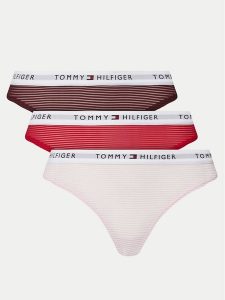 Tommy Hilfiger Komplet stringów UW0UW05532 Kolorowy. Komplety bielizny TOMMY HILFIGER, bez wzorów, z syntetyku. Za 109,99 zł.