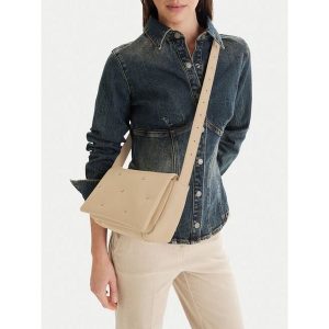 Torebka JENNY. Brązowe listonoszki Jenny, bez wzorów, bez dodatków. Za 129,99 zł.