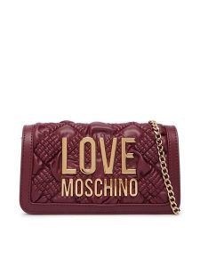 LOVE MOSCHINO Torebka JC5603PP1PL1055A Bordowy. Czerwone torebki klasyczne LOVE MOSCHINO, bez wzorów, ze skóry, bez dodatków. Za 669,99 zł.