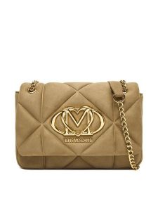 LOVE MOSCHINO Torebka JC4314PP0NKE0105 Beżowy. Brązowe torebki klasyczne LOVE MOSCHINO, bez wzorów, z materiału, bez dodatków. Za 669,99 zł.
